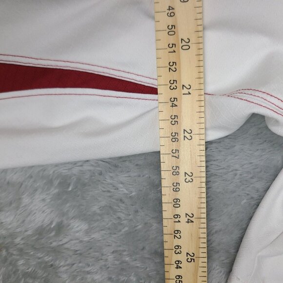 Oklahoma Sooners‎ Polo Shirt Nike-Fit Team White Polyester Size X-Large - Picture 8 of 10